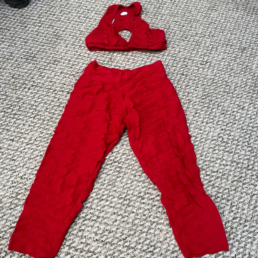 Red booty by Brabants set